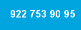 922 753 90 95
